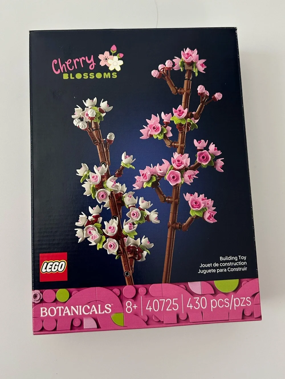 NEW LEGO Botanicals Cherry Blossoms Building Set 40725 430 Pieces 8+ Spring Gift